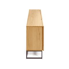 Буфет Taiana с дубовым шпоном и стальной рамой 160 x 78 см