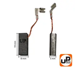 Щетка графитовая UNITED PARTS для BOSCH GBH2-24/ 2-26/ 2-28 (аналог 1617000525) 5х8х19мм (90-0427)