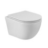 Cezares CZR-38088-49-TH-TOR/SC Унитаз подвесной безободковый с сиденьем, цвет: белый