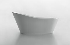 BelBagno BB63-1800 Отдельностоящая акриловая ванна в комплекте со сливом (донным клапаном), 180x82, цвет: белый фото