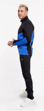 Утеплённый лыжный костюм ArsWear Black-Blue Professional с лямками мужской