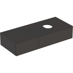 Geberit VariForm 501.172.00.1 Тумба под раковину, 120x23.5x51см, темно-серый / лакированный матовый, темно-серый / матовый фото