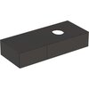 Geberit VariForm 501.172.00.1 Тумба под раковину, 120x23.5x51см, темно-серый / лакированный матовый, темно-серый / матовый
