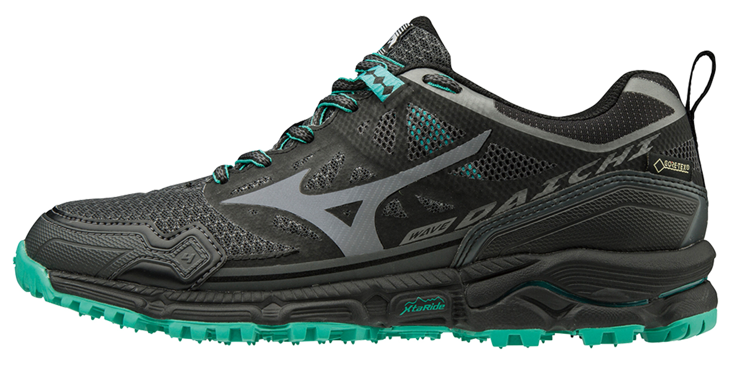 Mizuno Wave Daichi 4 GoreTex кроссовки для бега женские черные-бирюзовые - 5