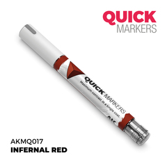 Акриловый маркер AK Interactive Quick Marker Infernal Red