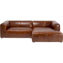 Диван угловой Cubetto Leather Brown 270 см