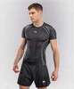 Рашгард Venum Stealth Black/White S/S