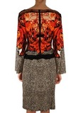Платье из вискозы ROBERTO CAVALLI
