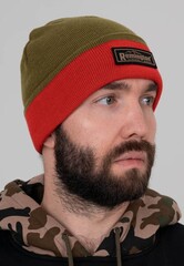 Двустороняя шапка Remington Тight knit brown/red