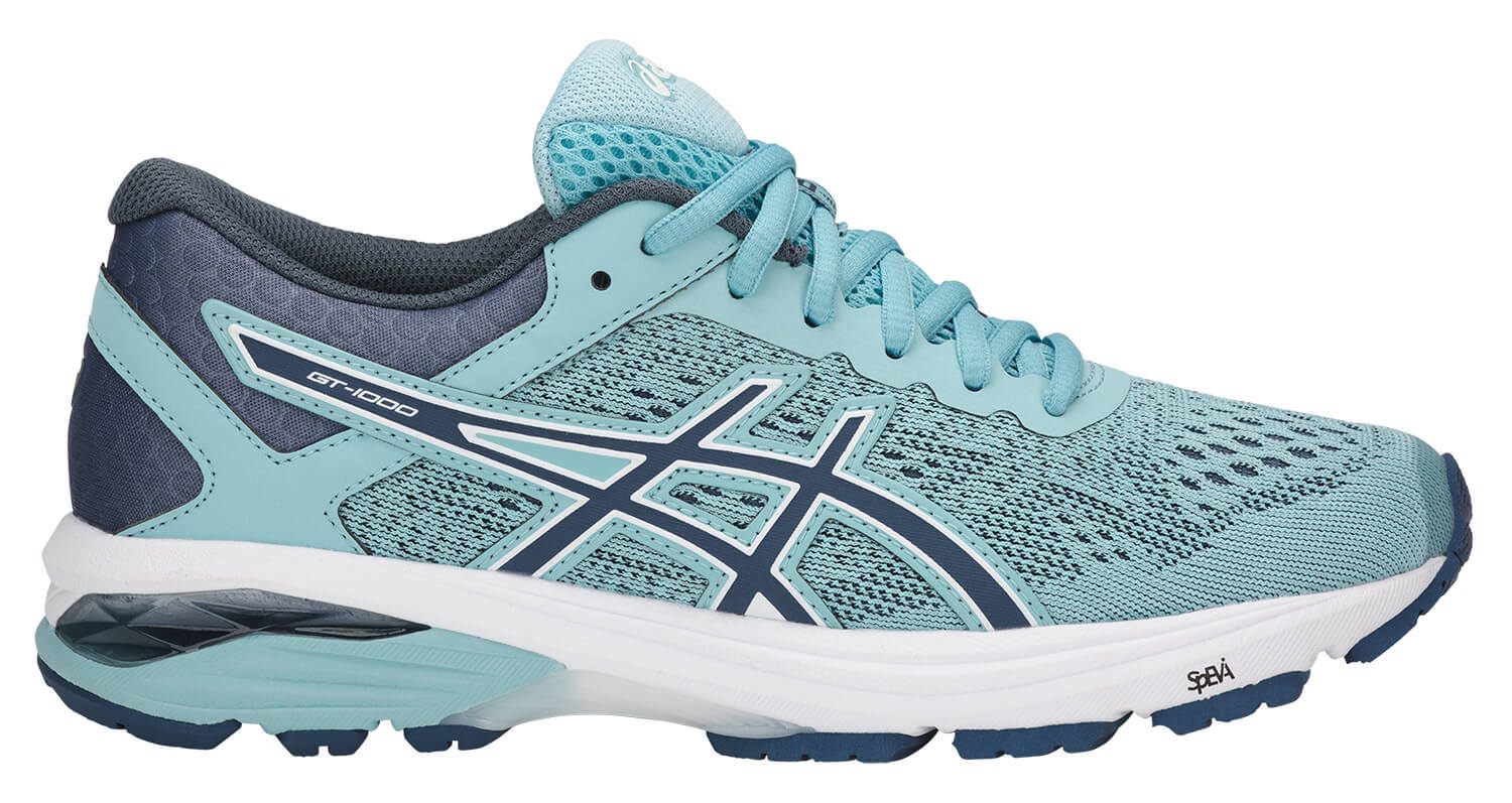 Беговые кроссовки женские Asics GT-1000 6 голубые