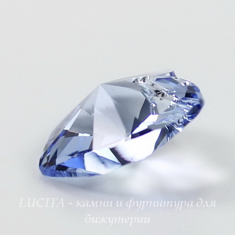 6228 Подвеска Сваровски Сердечко Light Sapphire (28 мм)