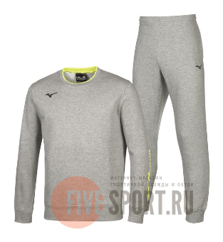 Mizuno Sweat спортивный костюм мужской grey