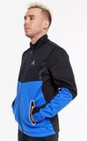 Утеплённый лыжный костюм ArsWear Black-Blue Professional с лямками мужской