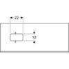 Geberit Citterio 500.562.JJ.1 Тумба для раковины 118.4x55.4x50.4см, черный / глянцевое стекло, темный дуб / меламин, структура дерева