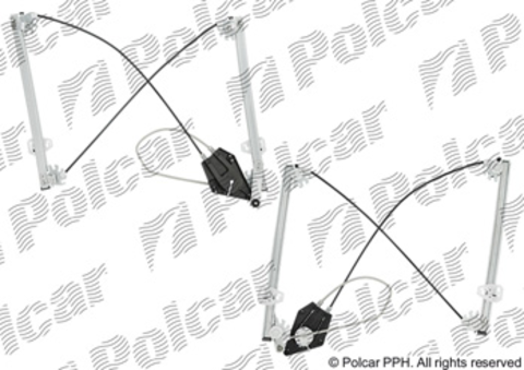 1300PSG2 Электростеклоподъемник Polcar для Audi A1 I (3 дв.) передний правый без моторедуктора