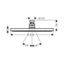 Hansgrohe Raindance S 27623700 Верхний душ ? 240 мм (белый матовый)