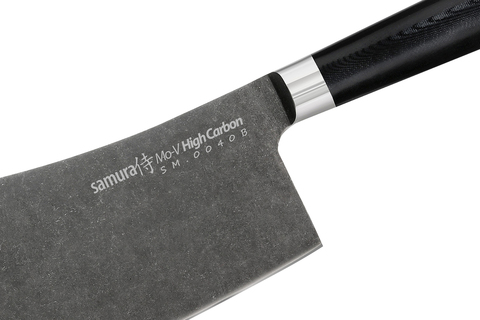 Топорик кухонный 180мм Samura Mo-V Stonewash SM-0040B/K