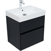 Aquanet Бруклин 312875 Тумба с раковиной, цвет: антрацит матовый