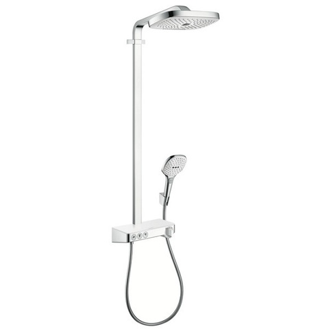 Hansgrohe Raindance Select E 27127400 Душевая система внешнего монтажа с термостатом 110 см с верхней лейкой 30х19 см 3 режима