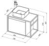 Aquanet 261654 Тумба