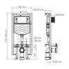 WasserKRAFT Vils 56TLT.010.ME.RG03 Инсталляция для унитаза с клавишей