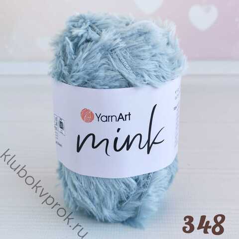YARNART MINK 348, Шалфей
