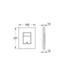 GROHE Skate Cosmopolitan 38732000 Клавиша смыва для унитаза