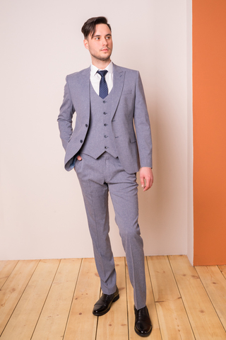 Костюм мужской - тройка Slim Fit SLAVASIO 11/115