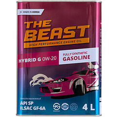E0116L04U1 THE BEAST Синт-ое мот.масло HYBRID G 0W-20 (4л) - 4 л