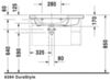 Duravit DuraStyle 2325800030 Раковина мебельная