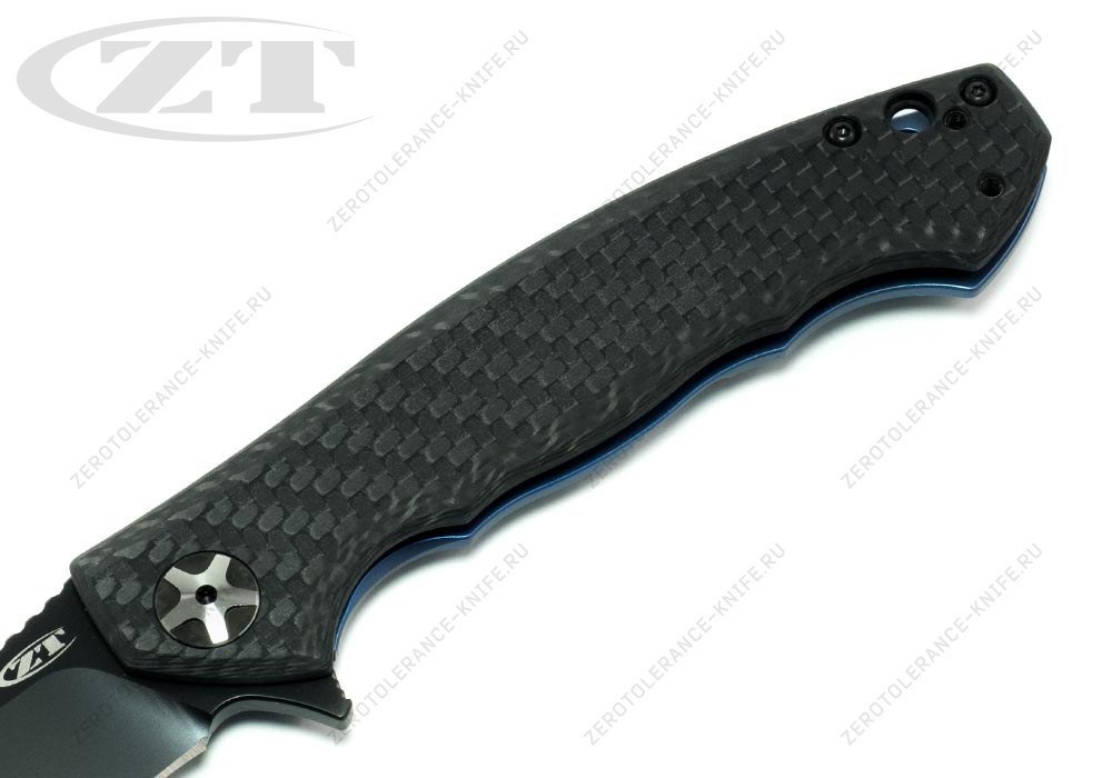 Нож Zero Tolerance ZT0452CFBLUBLK Sinkevich - фотография 