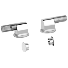 Gessi 316 37584#031 Петли плавного закрывания сиденья унитаза и пробки для боковых отверстий, цвет: хром фото