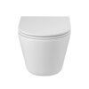 Cezares CZR-38083-49-TH-TOR/SC Унитаз подвесной безободковый с сиденьем, цвет: белый
