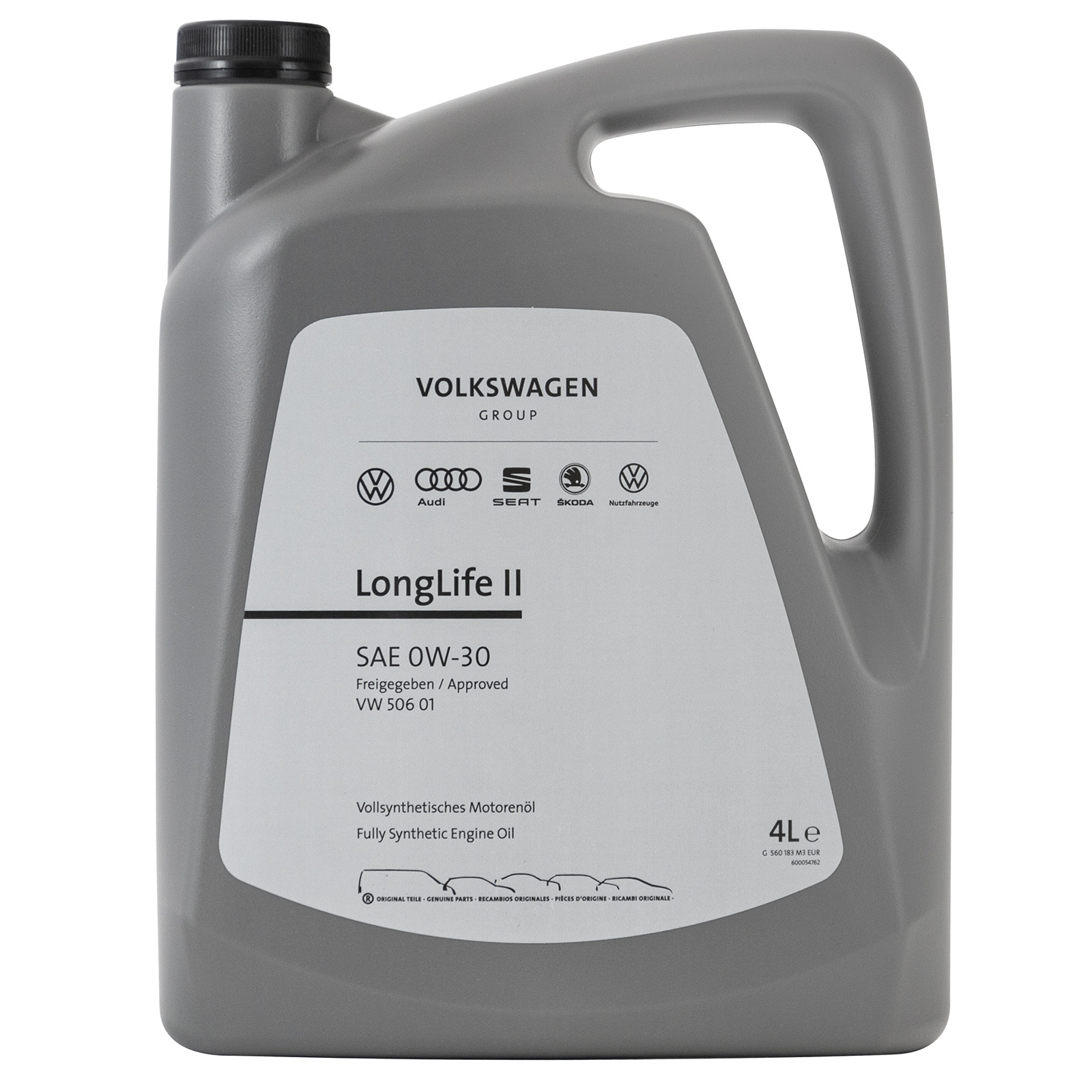 Моторное масло VW Group Longlife II 0W-30 4л