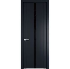 Межкомнатная дверь эмаль Profil Doors 1.8P нэви блу остеклённая