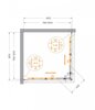 Cezares RELAX-304-A-2-100-C-GM Душевой уголок