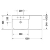 Duravit P3 Comforts 2334100000 Раковина мебельная