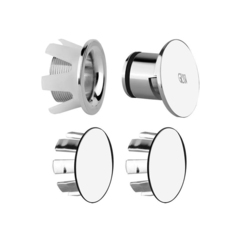 Gessi 316 37587#031 Комплект заглушек для перелива и боковых отверстий, цвет: хром фото