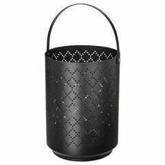 Подсвечник фонарь IKEA URSKILJA (УРСКИЛЬЯ), Черный, Металл, 22 см