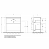 BelBagno Kraft 39 KRAFT39-800/390-2C-PIA-RT Тумба под раковину напольная, 80x39, цвет: Rovere Tabacco
