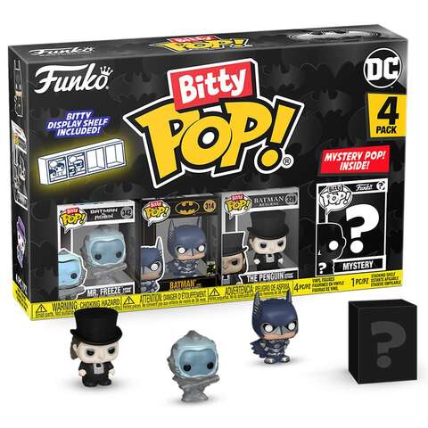 Funko Bitty POP! Batman 85th (Mr. Freeze + Batman + Penguin + Mystery) 4PK