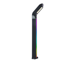 09200-F(220V),16(RGB) Светильник уличный Линден серый 220V w10*24 h80 Led Philips 10W (4000K) с пультом ДУ, Декоративная подсветка RGB.. ТМ Kink Light