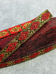 Тесьма жаккард, ш. 1,3 см