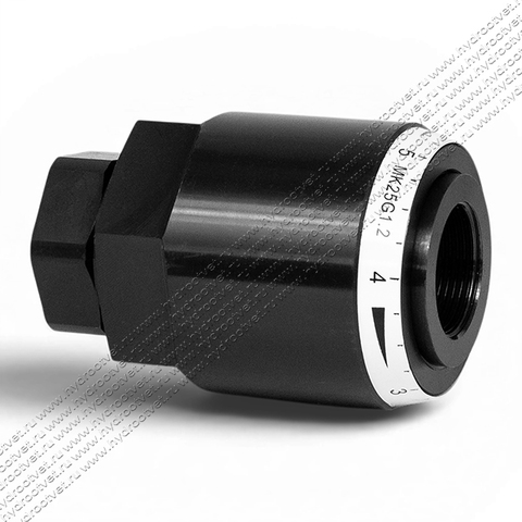 Фото MK25G1.2/V - Дроссель трубного монтажа Ду25 резьба G11/4, обратный клапан - есть