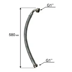 Шланг QUATTRO ELEMENTI Automatico 1100/1300 FL в металлической оплётке (770-650-911)