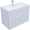 Aquanet Терра 323185 Тумба с раковиной, цвет: белый матовый