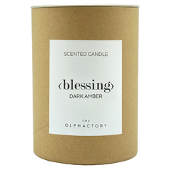 Свеча ароматическая the olphactory, blessing, dark amber, 40 ч