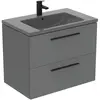 Ideal Standard Ceraplan BD227XG Смеситель для раковины 88 мм, со сливным гарнитуром, FirmaFlow, HWTC, 5 л/мин