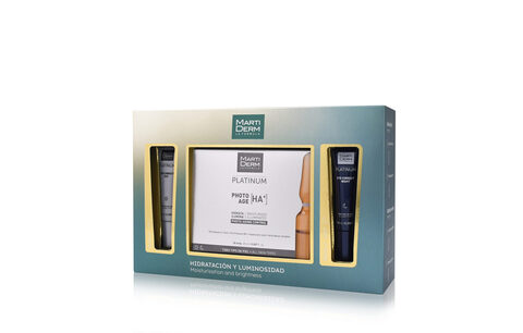 Набор MartiDerm Platinum Photo-Age Ampoules + Platinum Eye Correct Day/Night