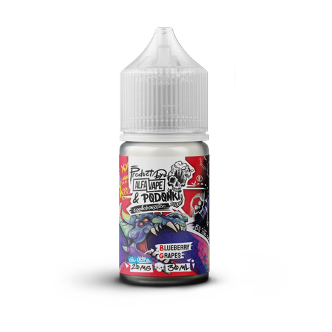 Жидкость PODONKI ALFA VAPE Salt 2% ULTRA 30 ml Черника Виноград